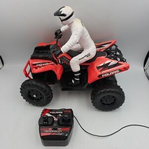 Red 4x4 Polaris Quad  Scrambler Ignite XP 1000 RC 4 Wheeler &Rider Tested Workin